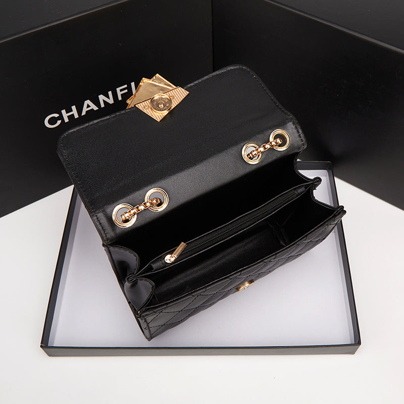 Luxury Vintage Small Square Crossbody Mini Women's Handbag