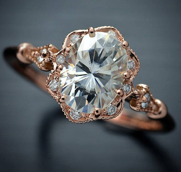 14k gold-studded topaz Ring silver coated jewellery