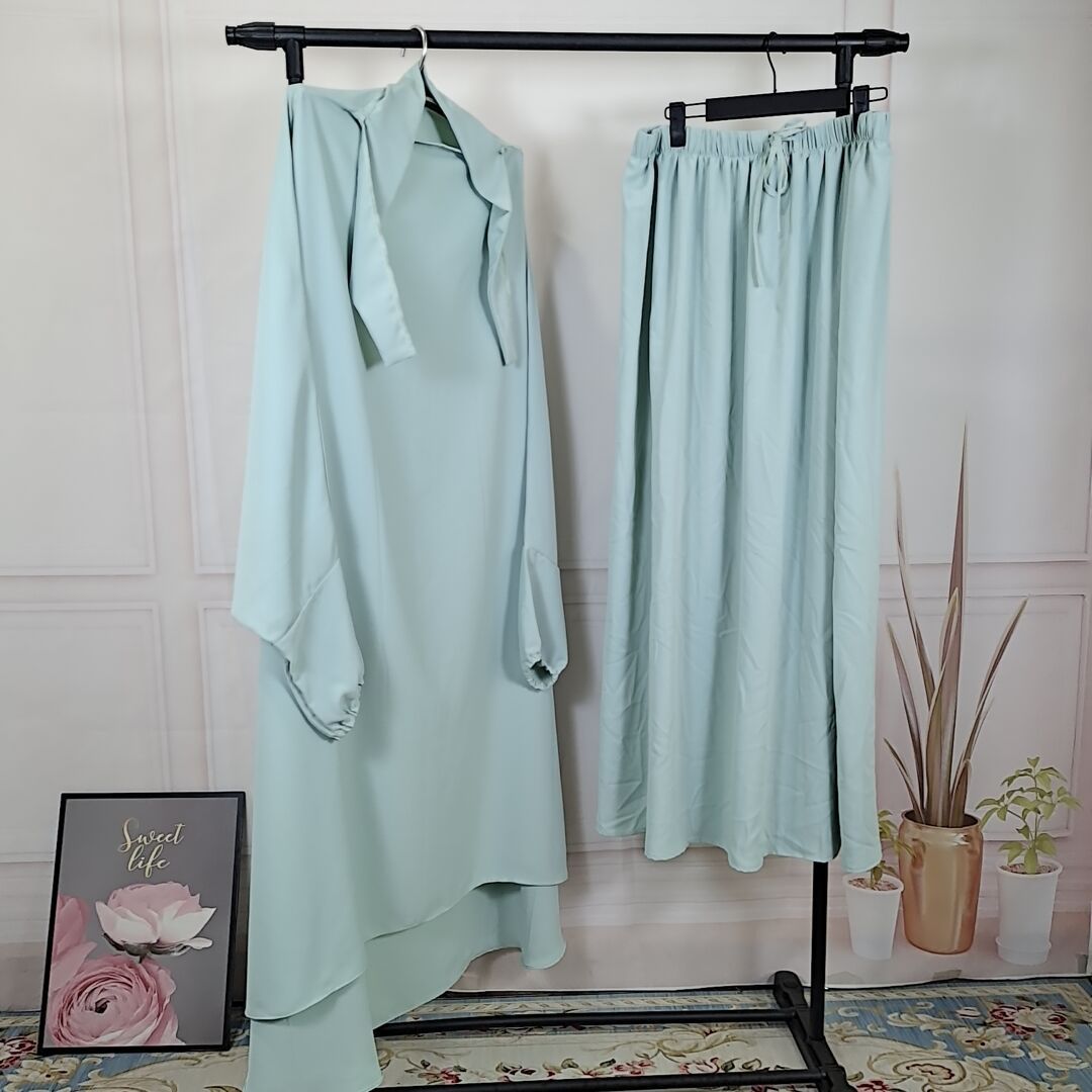 Iranian Loose Solid Color Middle-East Abaya (Burkha,kaftans) For Women