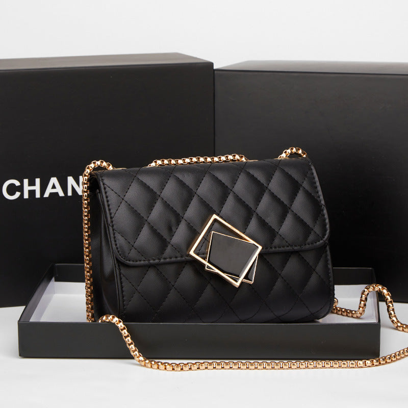 Luxury Vintage Small Square Crossbody Mini Women's Handbag