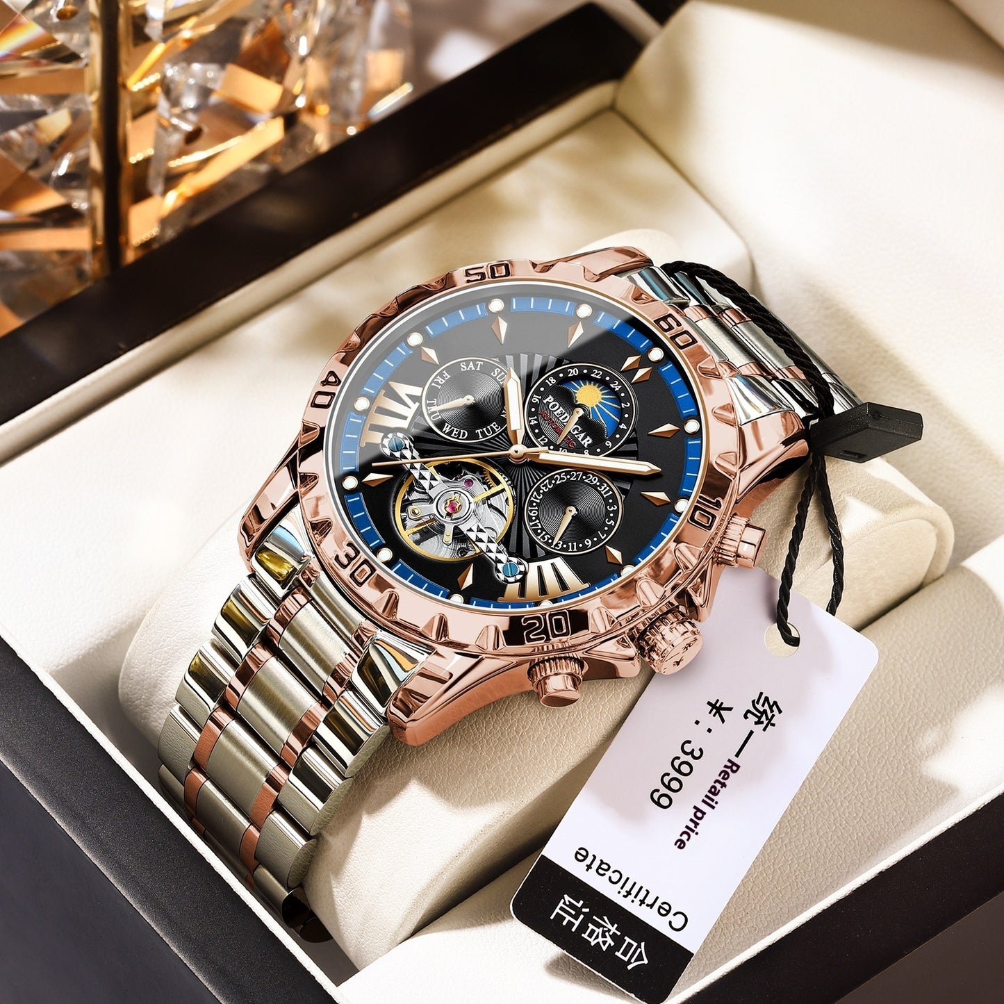 Classic Tourbillon AutoMaster Men's Mechanical Watch