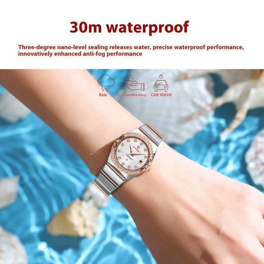 Elegant Ultra-thin Watch for Women With Luminous