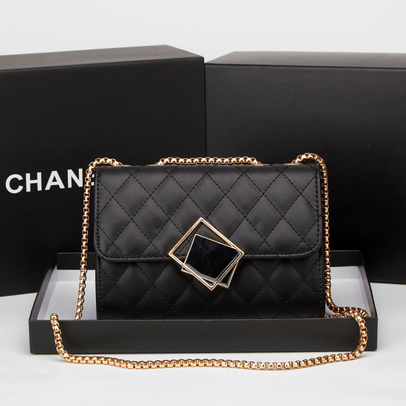 Luxury Vintage Small Square Crossbody Mini Women's Handbag