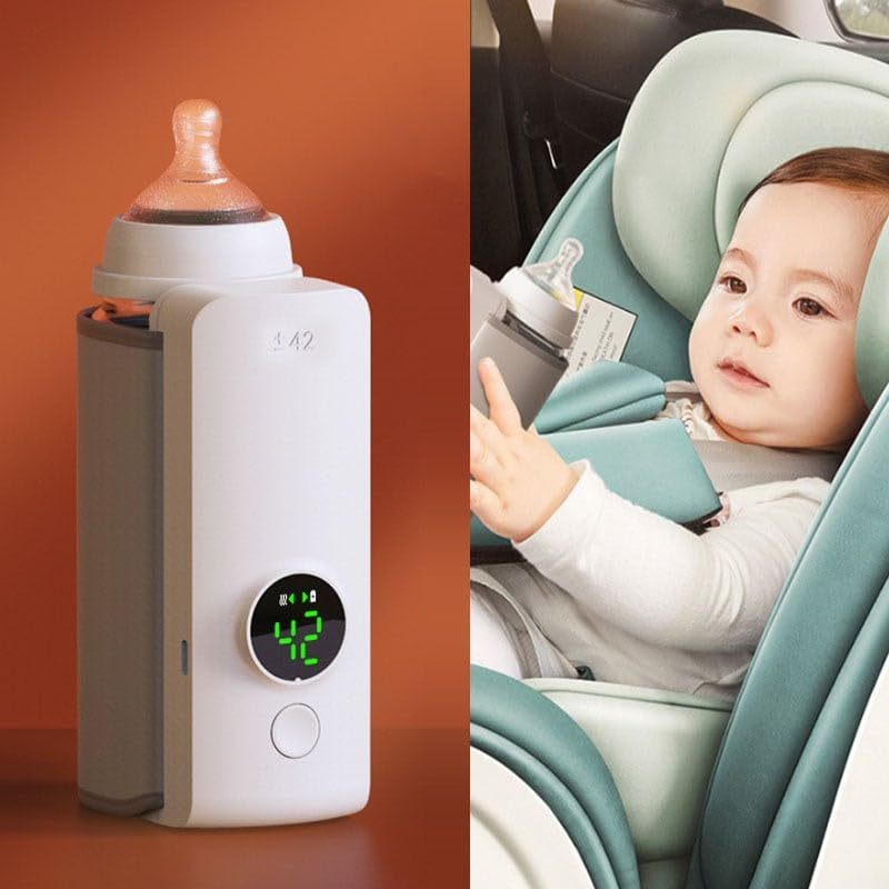 Portable Wireless Baby Milk Warmer And Heating Bag Universal Bottle Insulation Sleeve & Rechargeable