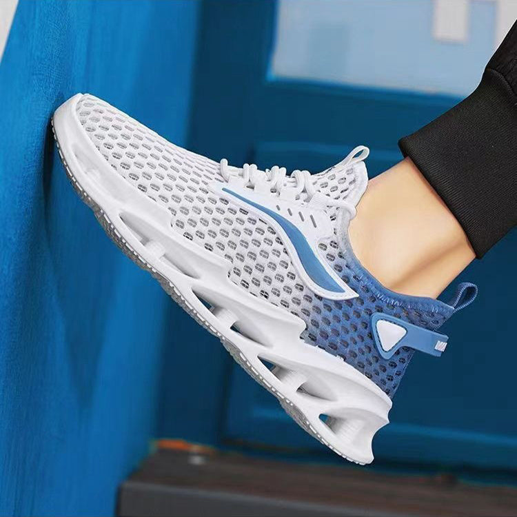 Men's Lace-up Sports Sneakers Fashion Hollow-Sole