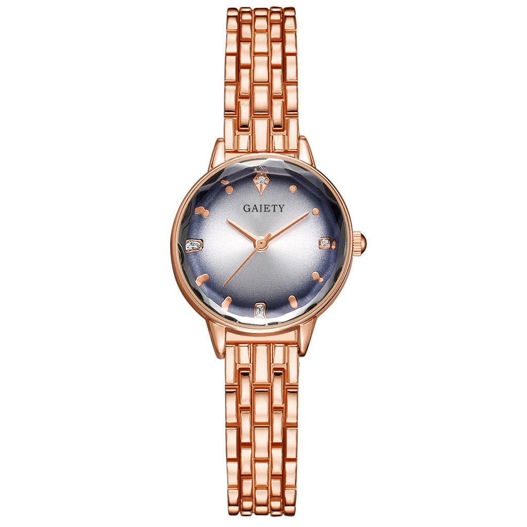 Elegant Women Casual Romantic Wrist Watch With Alloy Strap