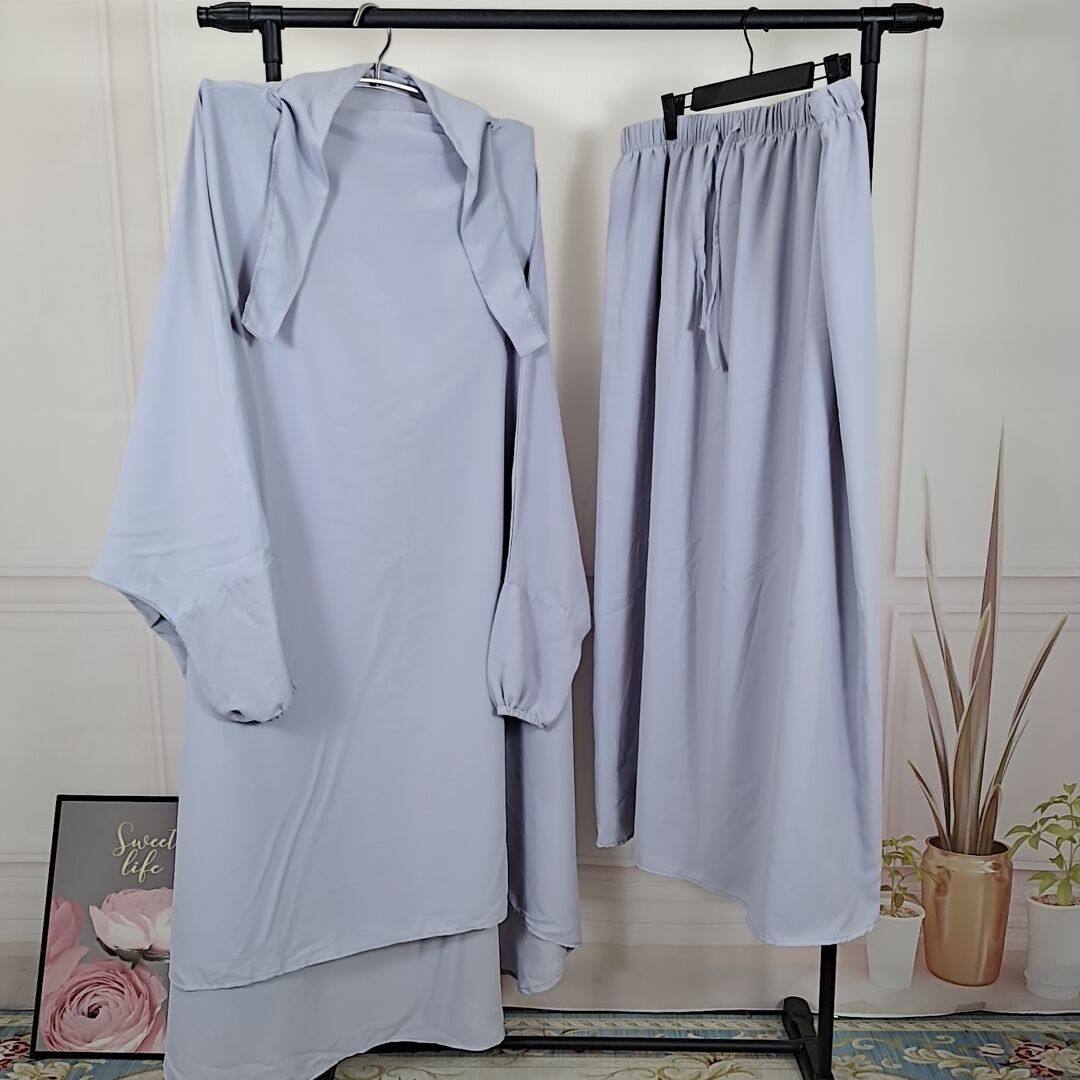 Iranian Loose Solid Color Middle-East Abaya (Burkha,kaftans) For Women