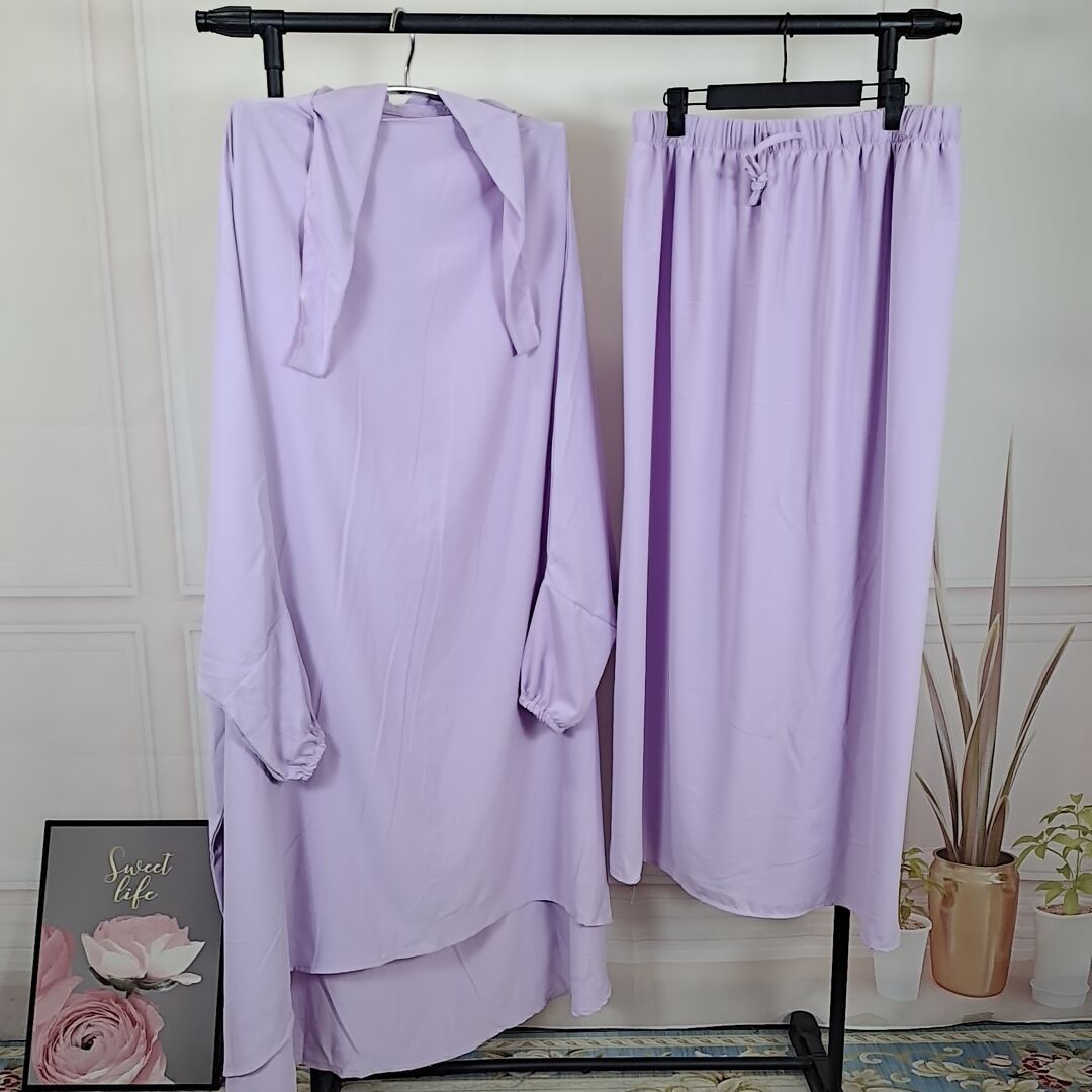 Iranian Loose Solid Color Middle-East Abaya (Burkha,kaftans) For Women