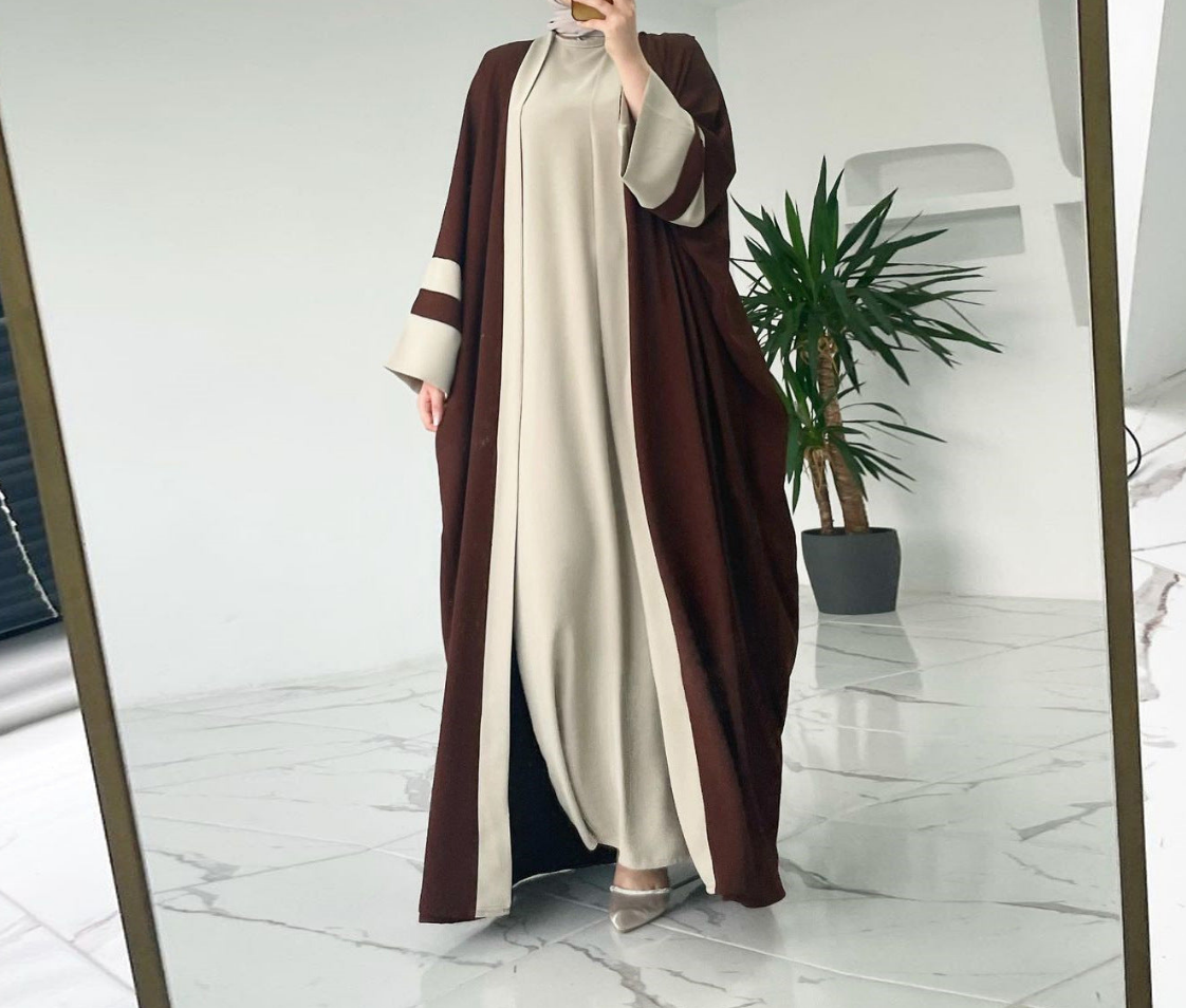 Iranian Long Two-piece Suit Abaya (Burkha,kaftans) For Women
