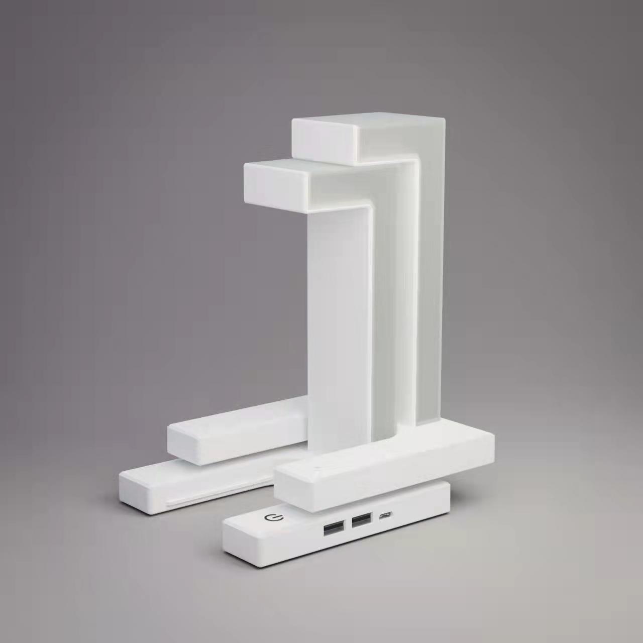Elegant Suspension Table Lamp & Smartphone Wireless Charger