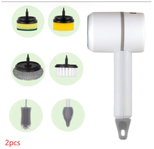 Multi-Functional Electric Cleaning Brush For Dishwashing & Bathroom Cleaning