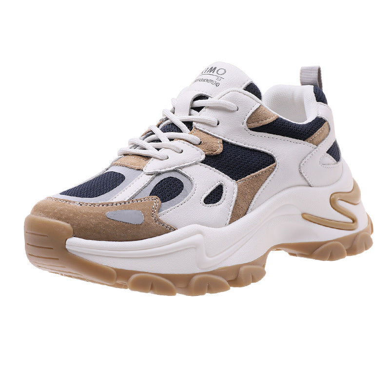 Trifle & Retro Color Matching Versatile Sneakers For Women