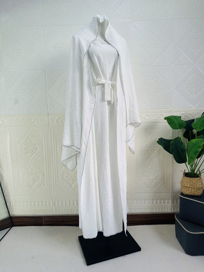 Iranian With Inner Wear & Edge Design Work Abaya (Burkha,kaftan) For Women
