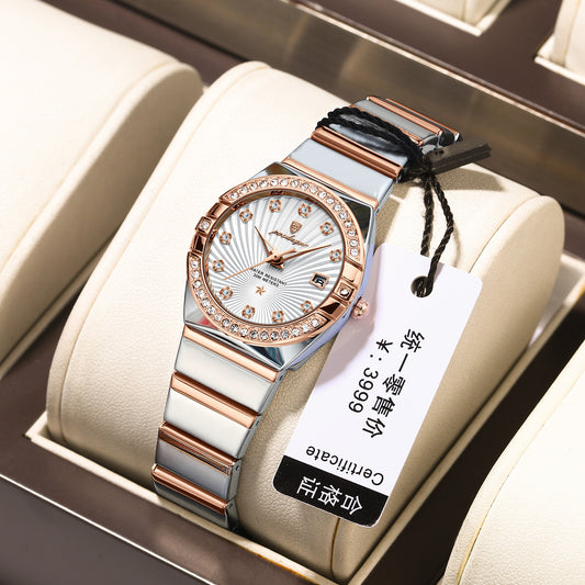 Elegant  Ultra-thin Watch for Women With Luminous