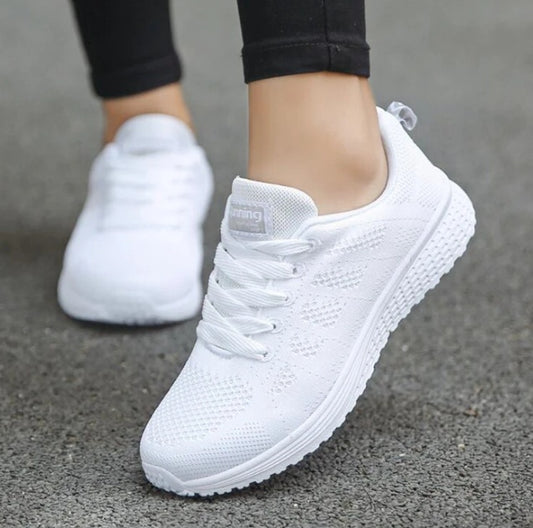 Lace-up Flat Casual Women Sports Sneakers