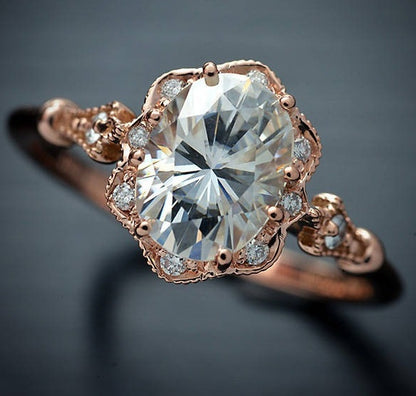 14k gold-studded topaz Ring  silver coated jewellery