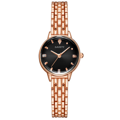 Elegant Women Casual Romantic Wrist Watch With  Alloy Strap
