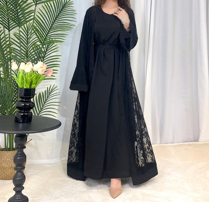 Luxury Flower Design Modern Abaya (Burkha,Kaftan) For Women