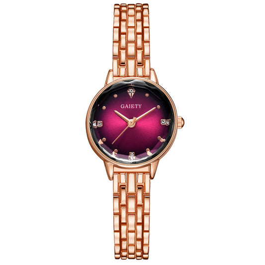 Elegant Women Casual Romantic Wrist Watch With  Alloy Strap