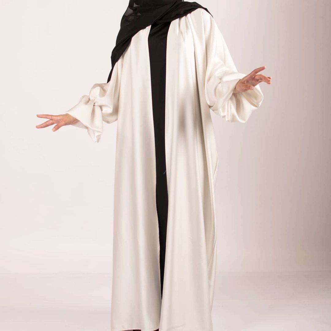 luxurious Puff Sleeve Middle-East  Abaya (Burkha,kaftans) For Women