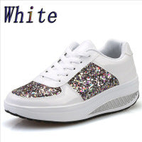 Versatile Glitter Sequin Women's Vulcanized sneaker