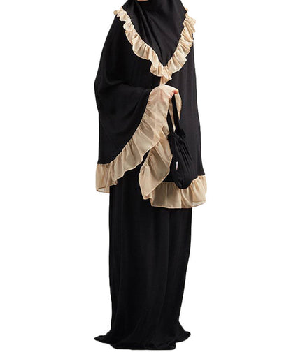 Iranian Long Sleeve Abaya (Burkha,kaftans) For Teenager's
