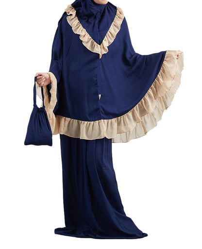 Iranian Long Sleeve Abaya (Burkha,kaftans) For Teenager's
