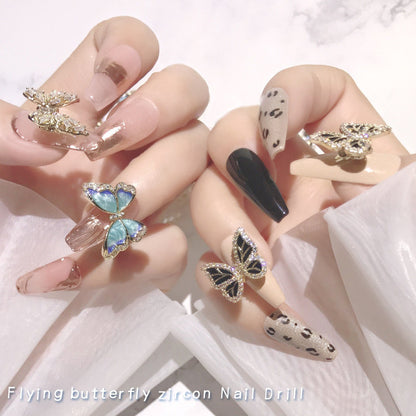 Exotic Butterfly Nail Art Jewelry