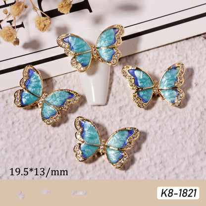 Exotic Butterfly Nail Art Jewelry