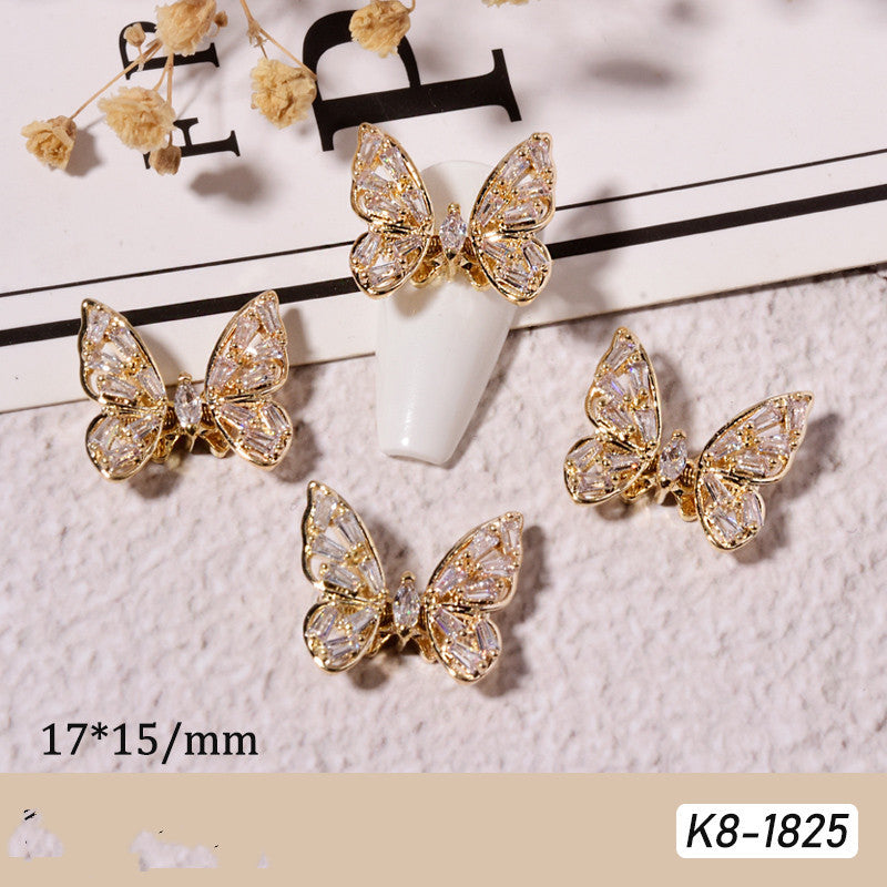 Exotic Butterfly Nail Art Jewelry