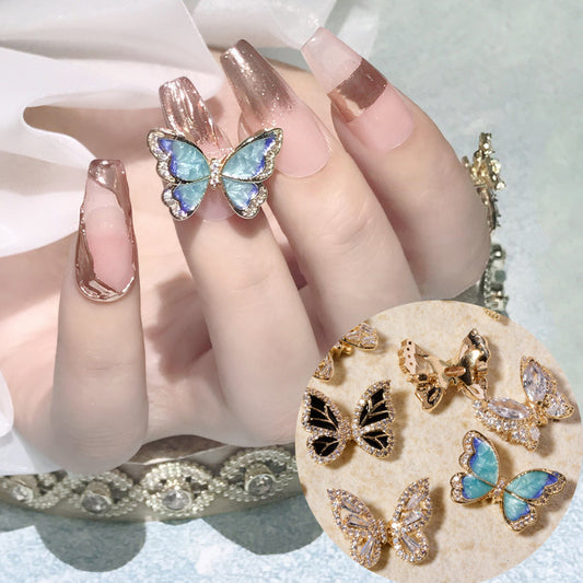 Exotic Butterfly Nail Art Jewelry