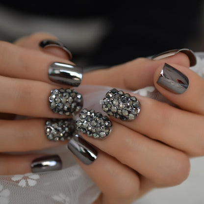 Metallic Removable Nails for women
