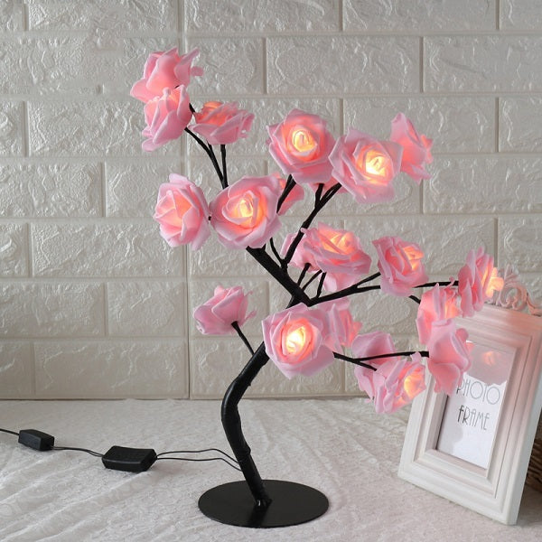 Elegant Rose Tree Lamp For Home Decor & Gifting