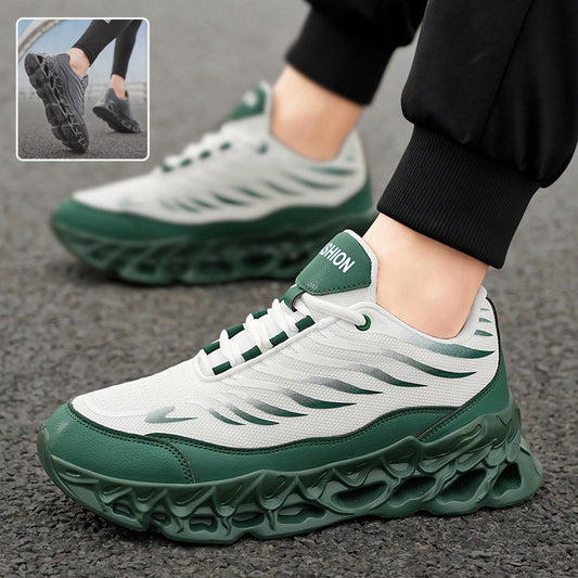 Men's Lace-up Sneakers Thick-soled Outdoor Running Sports Sneaker's