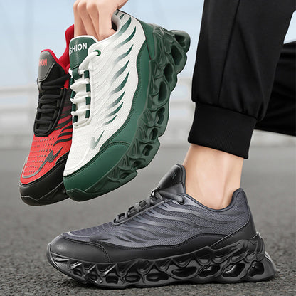 Men's Lace-up Sneakers Thick-soled Outdoor Running Sports Sneaker's