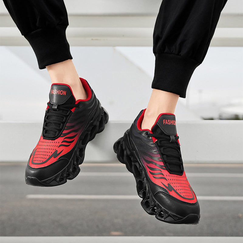 Men's Lace-up Sneakers Thick-soled Outdoor Running Sports Sneaker's