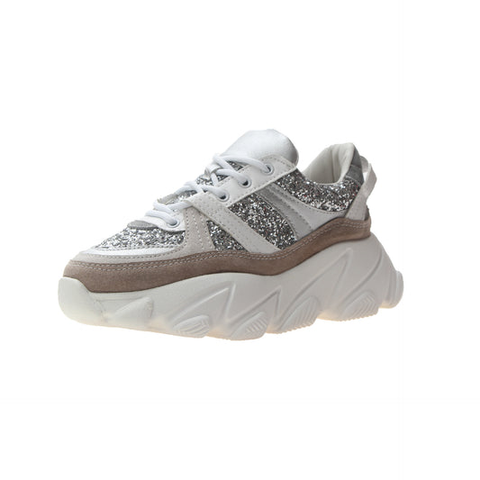 Shiny Rhinestones Trendy Sneakers For Women
