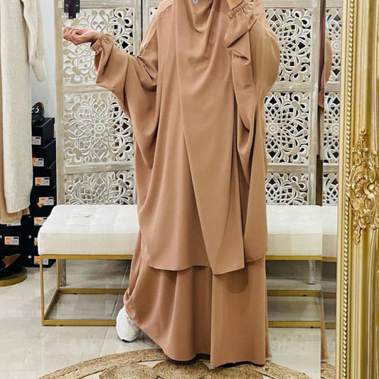 Iranian Loose Solid Color Middle-East Abaya (Burkha,kaftans) For Women