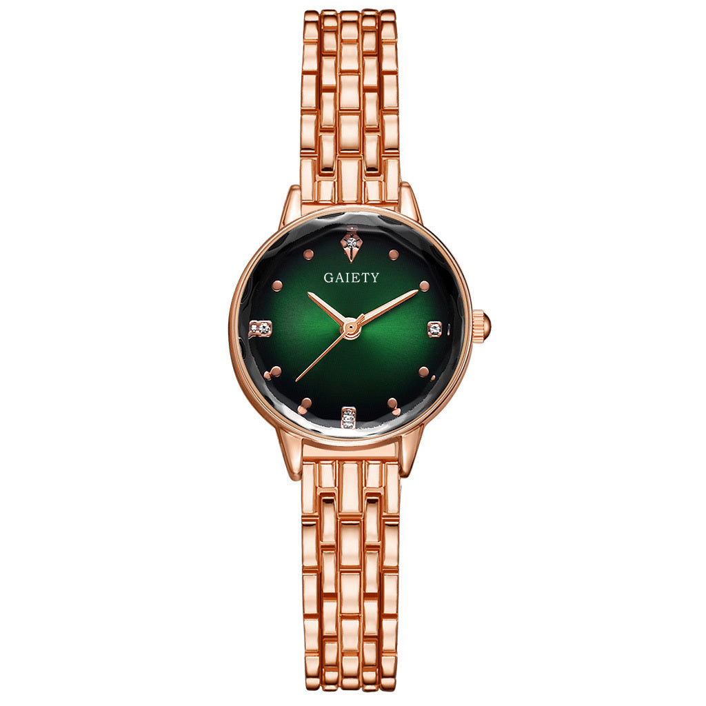 Elegant Women Casual Romantic Wrist Watch With  Alloy Strap