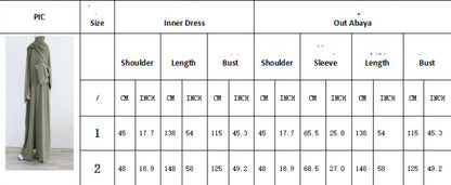 Iranian With Inner Wear & Edge Design Work Abaya (Burkha,kaftan) For Women
