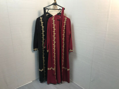 Modern Middle-East Long Embroidered Lace Abaya (Burkha,kaftan) For Women