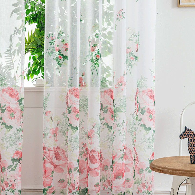 Modern Mesh Bedroom Light Transmission Decorative Curtain