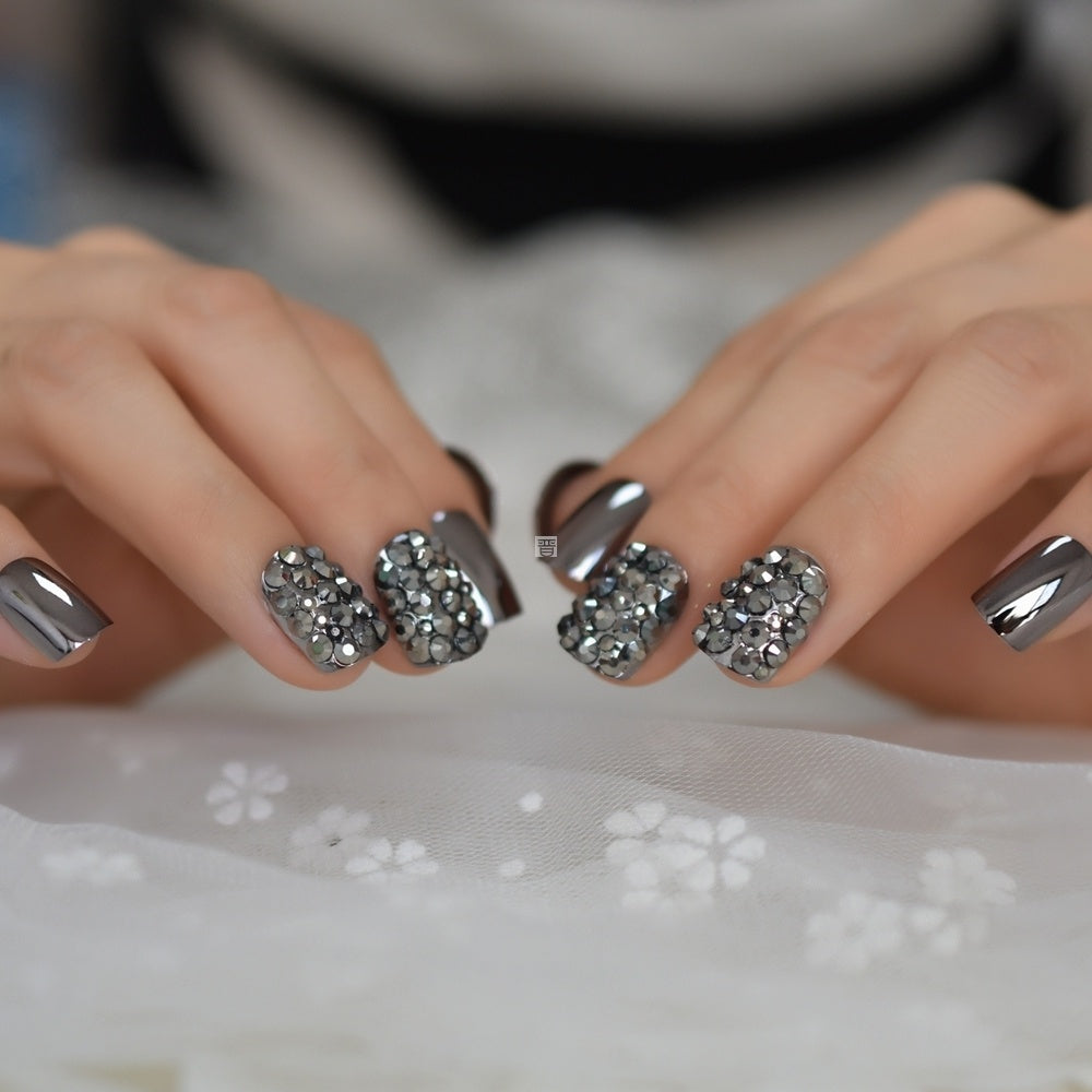 Metallic Removable Nails for women