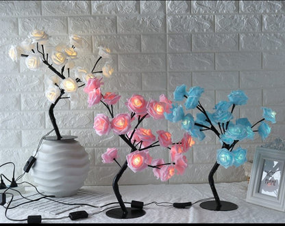 Elegant Rose Tree Lamp For Home Decor & Gifting