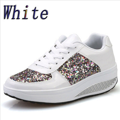Versatile Glitter Sequin Women's Vulcanized sneaker