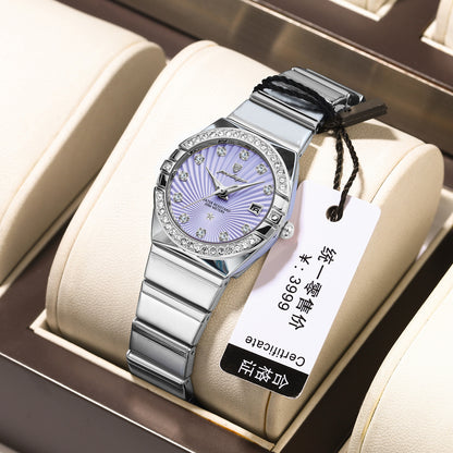 Elegant  Ultra-thin Watch for Women With Luminous