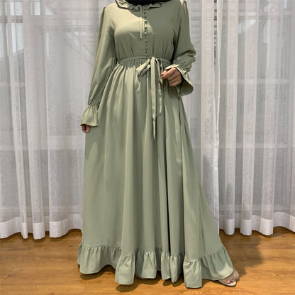 Versatile & Modern Middle-East Solid Color  Abaya (Burkha,kaftan) For Women