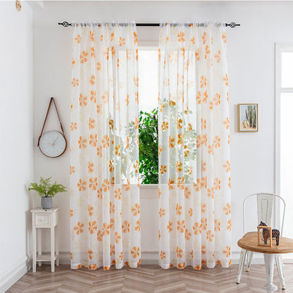 Modern Mesh Bedroom Light Transmission Decorative Curtain