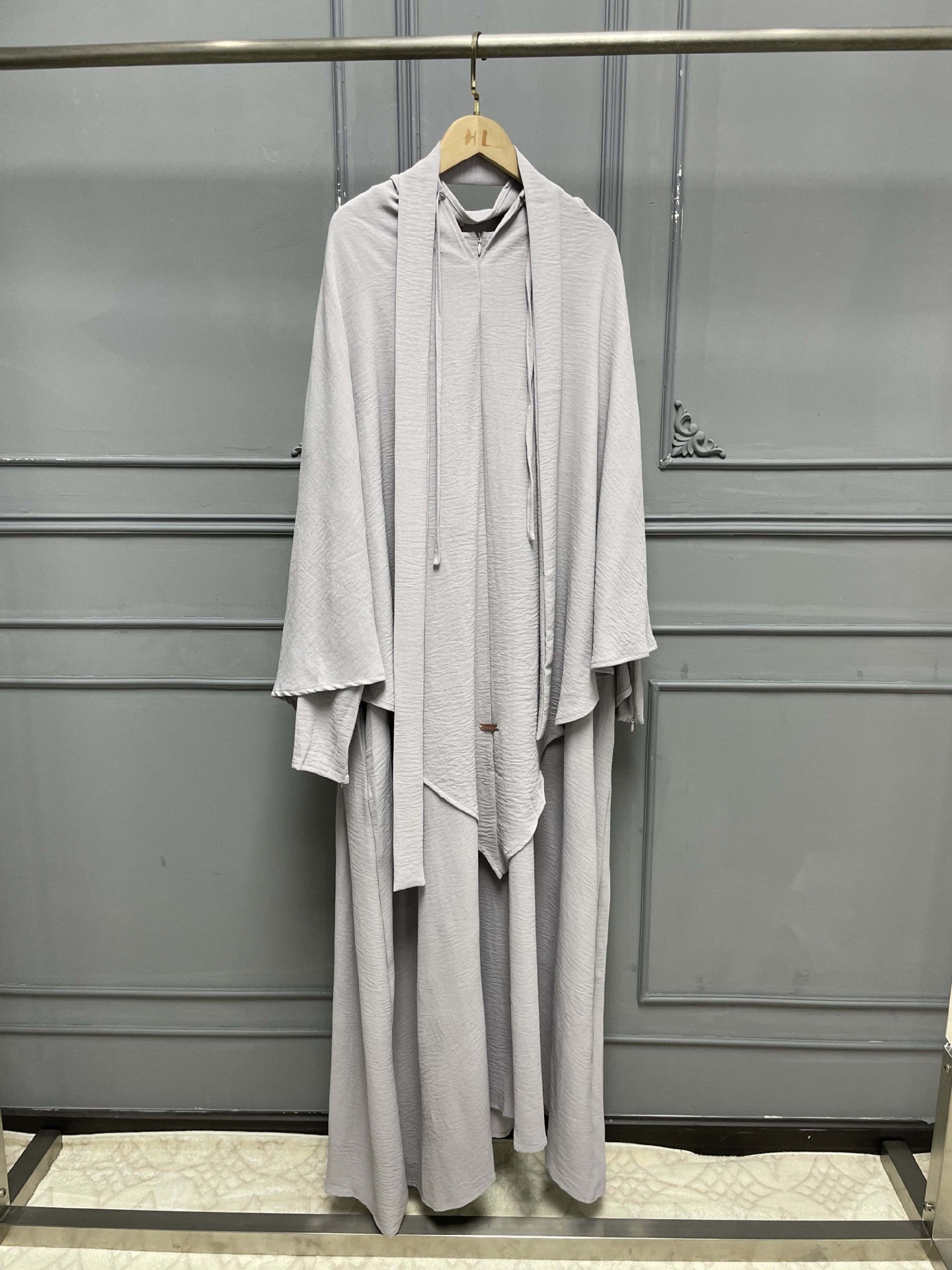 Iranian Two-piece Headscarf & Abaya (Burkha,kaftan) For Women