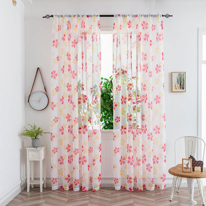Modern Mesh Bedroom Light Transmission Decorative Curtain